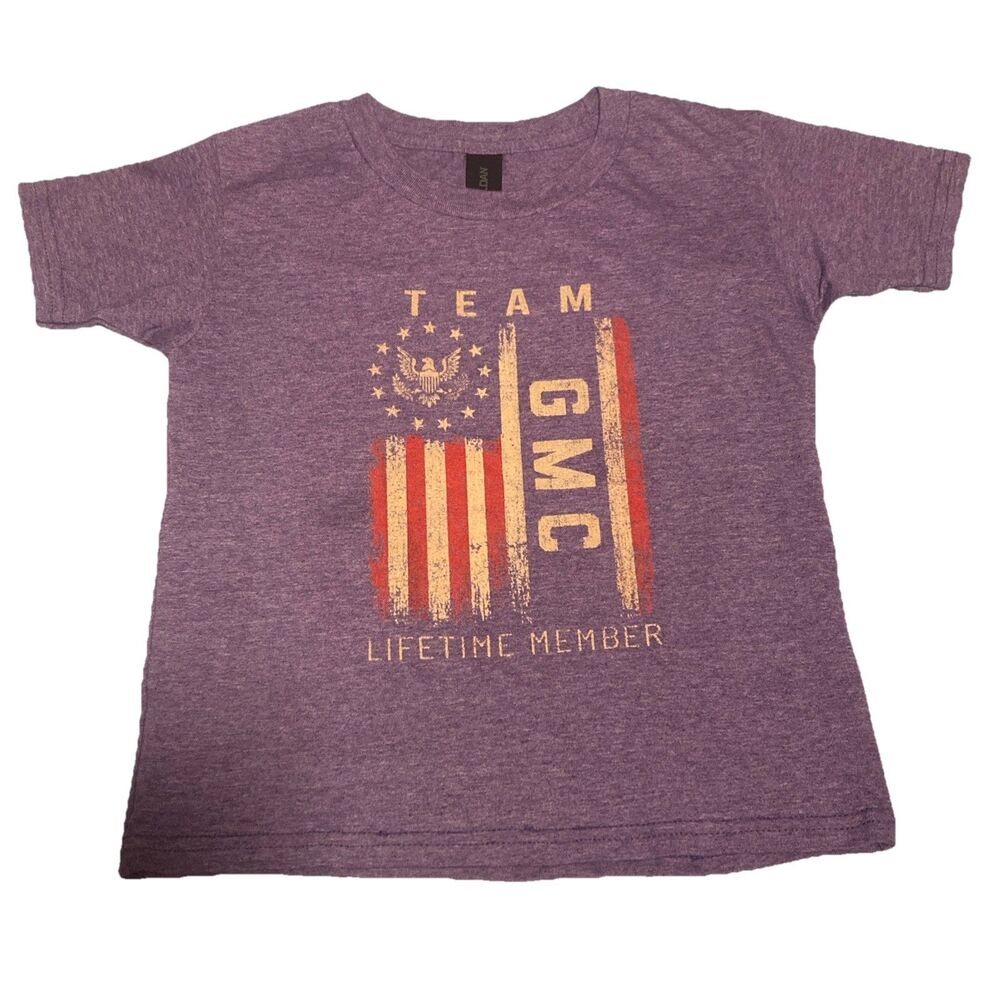 Youth XS GMC Purple Short Sleeve T-Shirt Graphic GUC